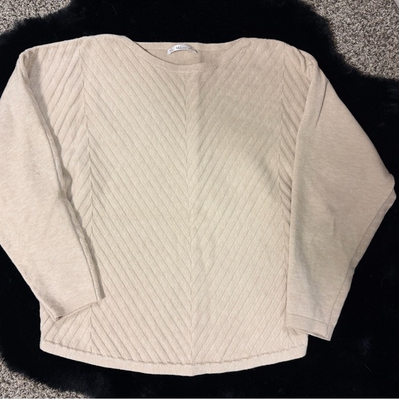 Vila Milano Cream Sweater M - Picture 4 of 4